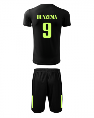 Echipament BENZEMA 2022, kit 3, negru