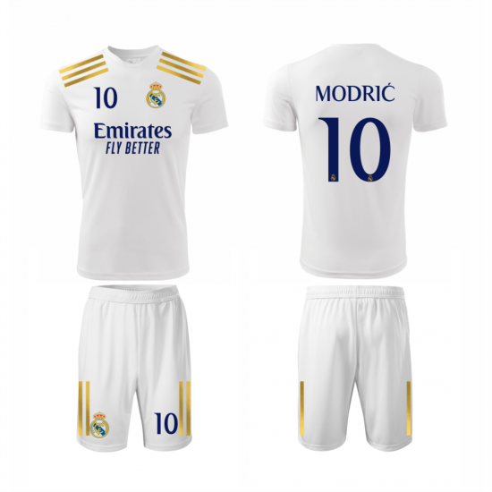 Echipament MODRIC, Real Madrid, 2023, alb