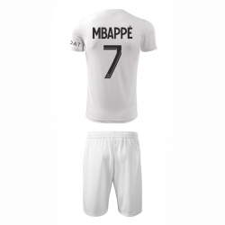 Echipament Mbappe 2022, alb