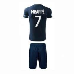 Echipament Mbappe 2022, albastru marin