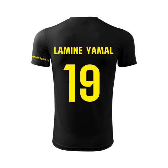 Tricou LAMINE YAMAL, Barcelona, negru