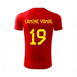 Tricou LAMINE YAMAL, Spania, rosu