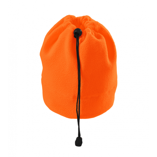 Caciula 2in1 Fleece personalizata, portocaliu neon
