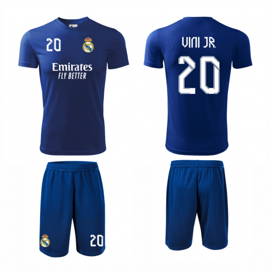 Echipament VINI JR., Real Madrid, albastru