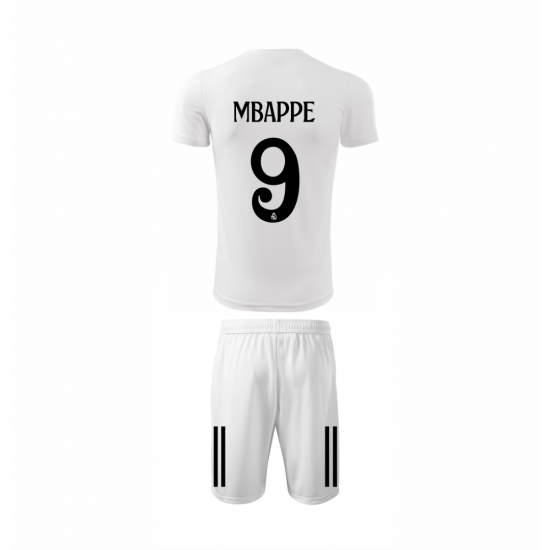 Echipament MBAPPE, Real Madrid, 2024, alb