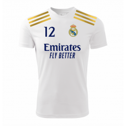 Tricou CAMAVINGA, Real Madrid, 2023, alb