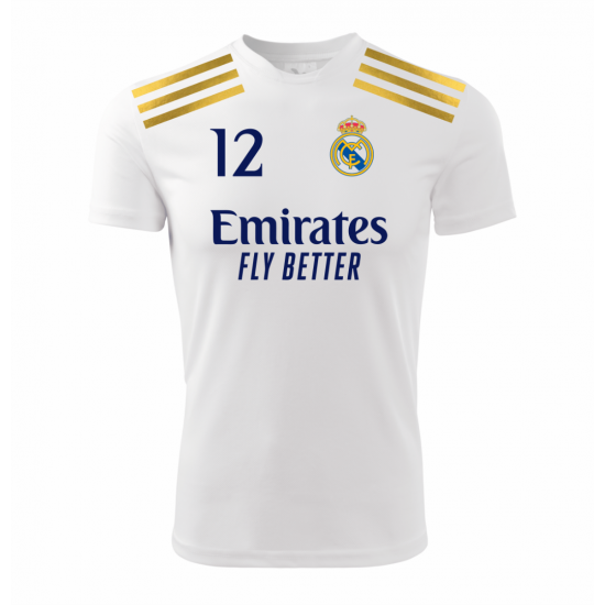 Tricou CAMAVINGA, Real Madrid, 2023, alb