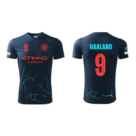 Tricou Haaland, Manchester City UCL Edition
