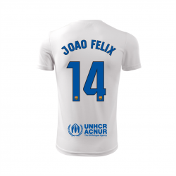 Tricou JOAO FELIX, Barcelona, 2023/24, alb-albastru