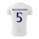 Tricou BELLINGHAM, Real Madrid, 2023, alb