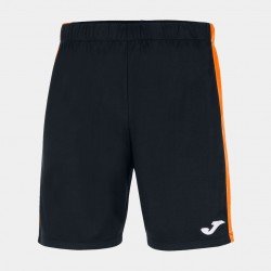 Pantaloni Scurti Academy, negru-portocaliu