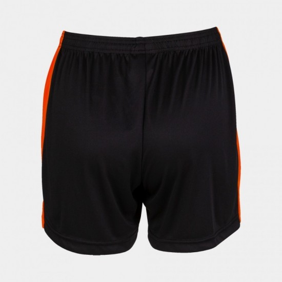 Pantaloni Scurti Maxi, negru-portocaliu