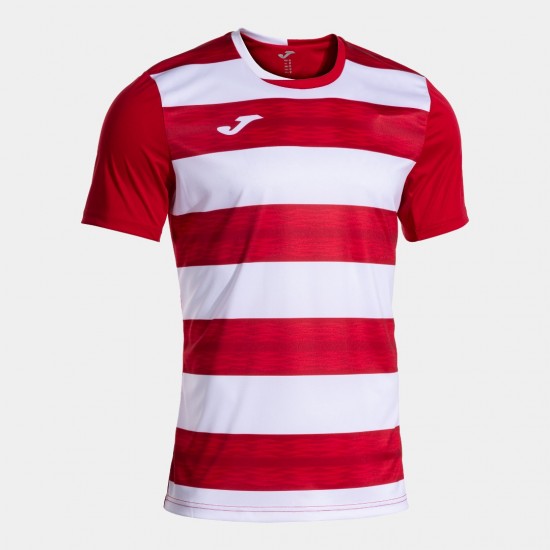 Tricou EUROPA VI, rosu/alb