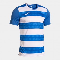 Tricou EUROPA VI, albastru royal/alb