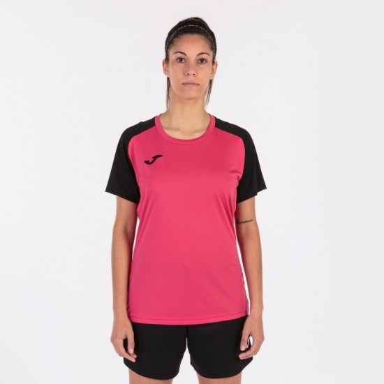 Tricou Academy IV, fucsia-negru