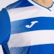 Tricou Europa V, royal-alb