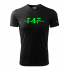 Tricou T4F Alternative negru/verde neon